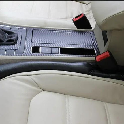 Leather Car Seat Gap Filler 45x7x4.5cm Keeps Items Safe