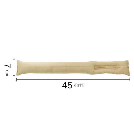 Leather Car Seat Gap Filler 45x7x4.5cm Keeps Items Safe