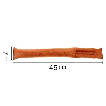 Leather Car Seat Gap Filler 45x7x4.5cm Keeps Items Safe