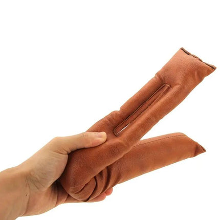 Leather Car Seat Gap Filler 45x7x4.5cm Keeps Items Safe