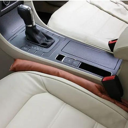 Leather Car Seat Gap Filler 45x7x4.5cm Keeps Items Safe