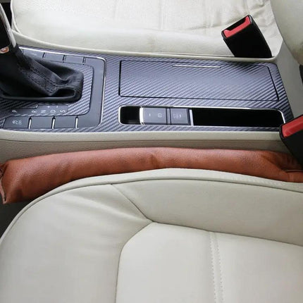 Leather Car Seat Gap Filler 45x7x4.5cm Keeps Items Safe