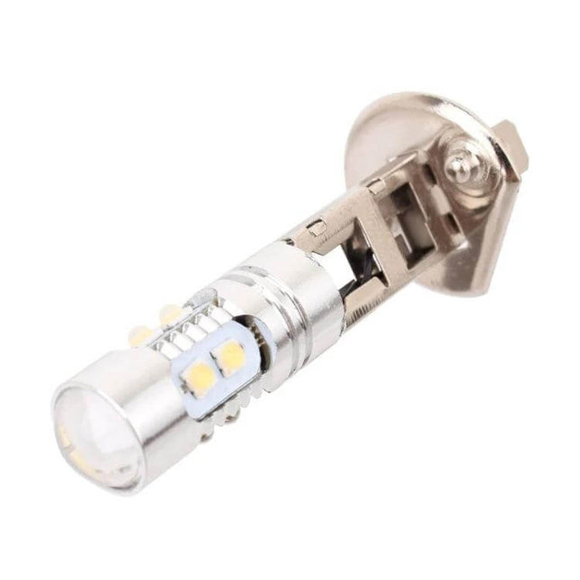 H1 LED Fog Light For Cars White Light Easy Install Everyday Use compact bright white bulb for fog, driving, tail and interior lighting