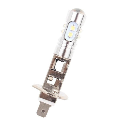 H1 LED Fog Light For Cars White Light Easy Install Everyday Use compact bright white LED bulb for fog, driving, tail and interior lighting