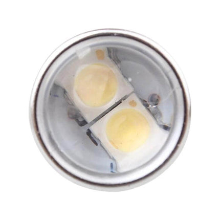 H1 LED Fog Light For Cars White Light Easy Install Everyday Use compact dual-LED bulb close-up showing bright white LED chips for fog and driving lights
