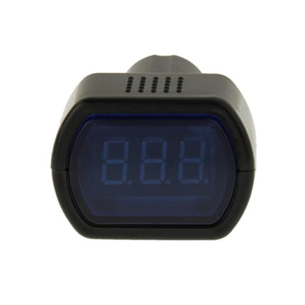 Handy Voltmeter for Monitoring Car Battery Levels on Drives - plug-in cigarette lighter voltmeter with digital display