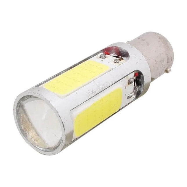 2 Pack LED White Car Brake Light Bulbs For DC 12-24V slim adjustable bracket white LED bulb pair for fog tail turn brake lights