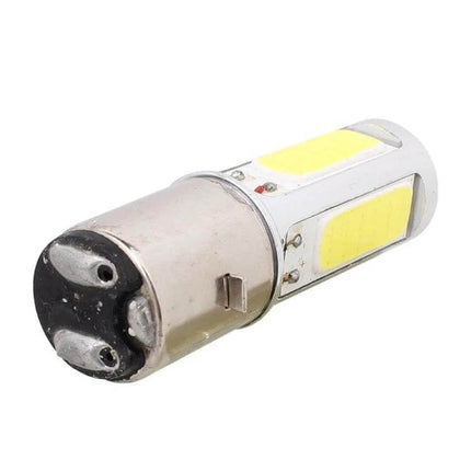 High-Quality White LED Brake Light for Motorcycles with Easy Installation shown as compact white LED bulb