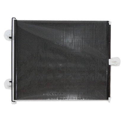 Retractable Sun Shade for Car Back Windshield, 125cm x 45cm black mesh retractable sunshade with suction cups for rear window privacy and heat reduction