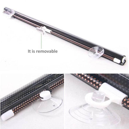 Retractable Sun Shade for Car Back Windshield, 125cm x 45cm - black retractable rear window shade with removable suction cups