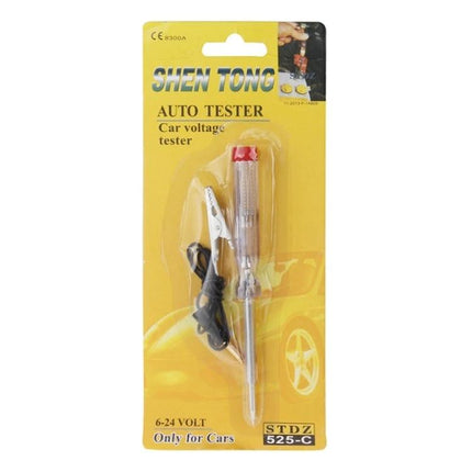 Tool for Checking Car Electrical Systems in Daily Maintenance - handheld car voltage tester with clip for battery and charging checks