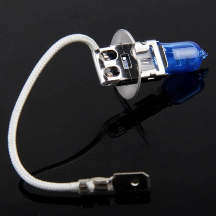 Xenon Style Car Headlight Bulb For Clear Night Driving - blue halogen-replacement bulb with pigtail connector for improved night visibility
