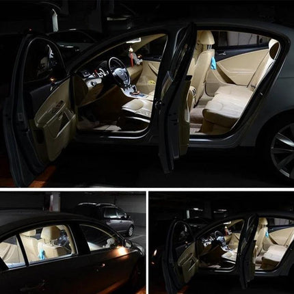 Car Reading Light 31mm Bulb For Nighttime Reading In Car - LED 12V pure white interior reading light in sedan with doors open