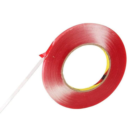 Transparent Double-Sided Adhesive Tape for Repairs, 10m Length - clear double-sided repair tape roll for phones, labels, car interiors
