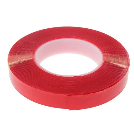 Transparent Double-Sided Adhesive Tape for Repairs, 2cm x 10m - clear strong double-sided repair tape roll for phones, labels, automotive trim