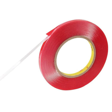 Transparent Double Sided Adhesive Tape for Repairs, 10m Roll - clear strong double-sided tape roll for phone, labels, car and household repairs
