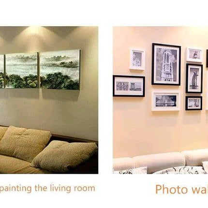 Transparent Double Sided Adhesive Tape for Repairs, 10m Roll used to mount frameless paintings and photo wall securely without visible marks