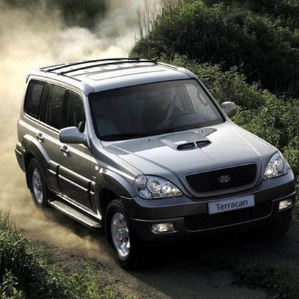 Turbo Style Air Intake Bonnet Scoop for Vehicle Decoration mounted on silver SUV bonnet, aggressive exterior styling and functional air intake
