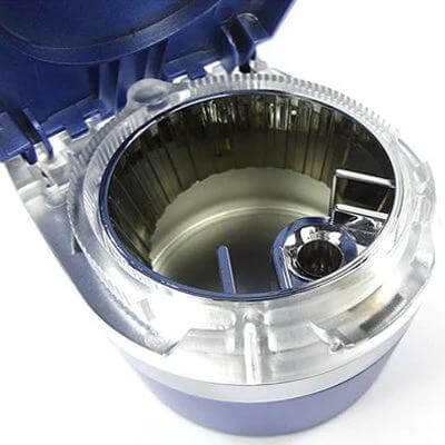 Portable LED Car Ashtray With Inner Night Light For Travel Random Color - compact 90x70x45mm plastic metal car ashtray with LED night light