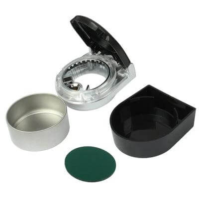Portable LED Car Ashtray With Inner Night Light For Travel Random Color - compact plastic metal travel ashtray 90x70x45mm with LED night light