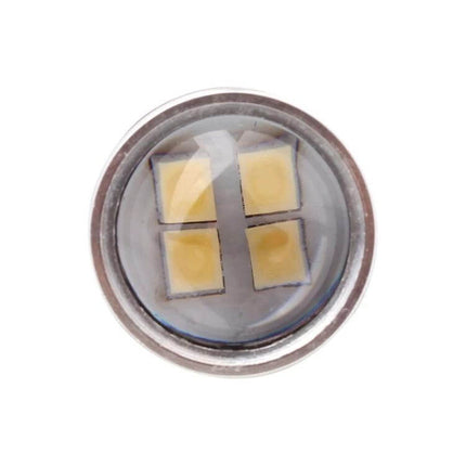 White LED Car Signal Bulb For Rear Fog And Daytime Running Lights - compact 4-LED white bulb close-up for fog and DRL applications