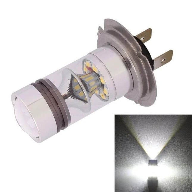 Led Car Front Headlight Bulbs For Daytime Running Light - slim adjustable bracket LED bulb for bright cool-white front illumination (easy install)