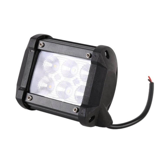 LED Floodlight IP67 Waterproof For Outdoor Night Work - 18W 6 Epistar LED compact waterproof floodlight for construction, driveway, security lighting