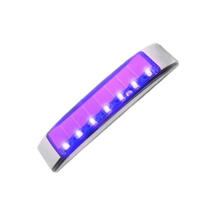 Car Styling Solar Flash LED Anti-Collision Light For Door Handles - purple LED solar-powered exterior door handle safety light