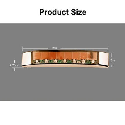 Car Styling Solar Flash LED Anti-Collision Light For Door Handles - close-up product size view showing 9cm x 3cm LED unit