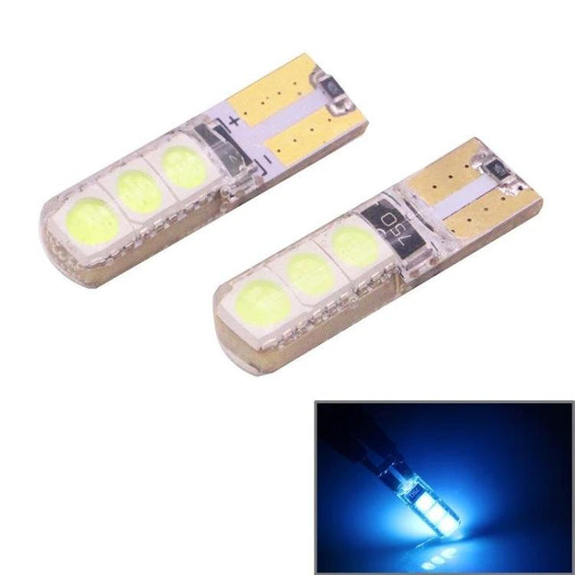 Ice Blue Vehicle LED Bulbs for Turn Signals and Brake Lights - high-brightness T10 wedge LEDs for turn, brake, tail, reverse lights