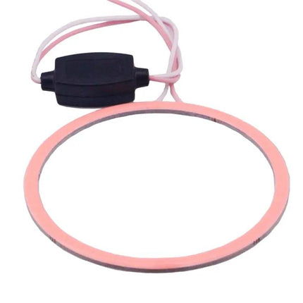 80mm Angel Eye LED Ring For Car Headlights Red Green Pink