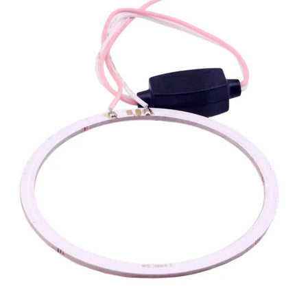 80mm Angel Eye LED Ring For Car Headlights Red Green Pink