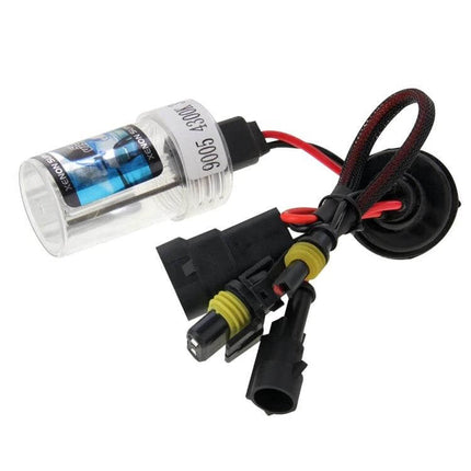 Xenon Car Headlight Bulbs 4300K Pack of 2 For Cars - HID bulb with wiring harness shown