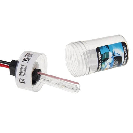 HID Car Headlight Bulb Pack of 2 for Night Driving – xenon-style bulbs in clear protective case, brighter nighttime visibility