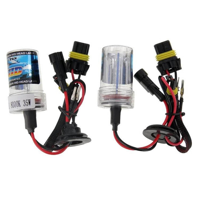 HID Xenon Headlamp Pack of 2 for Night Driving in Any Weather - pair of 35W xenon bulbs and wiring harness for improved night visibility