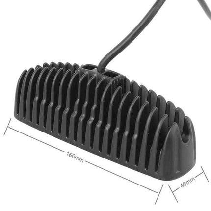 MZ Car Work Light Bar for Night Repairs and Roadside Tasks compact aluminum housing with cooling fins and wiring, 160mm x 46mm durable LED work light