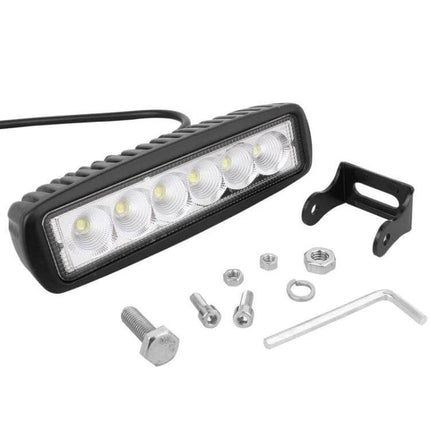 MZ Car Work Light Bar for Night Repairs and Roadside Tasks – compact LED bar with aluminum housing and mounting hardware for roadside emergencies