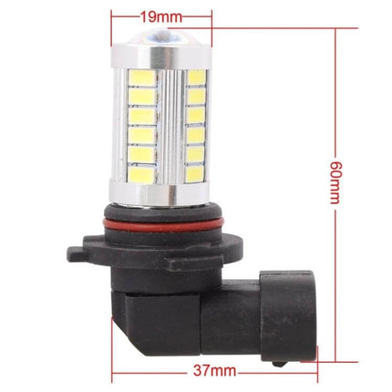 LED Car Light Bulbs 2 Pack 6500K White For Parking Turn Signals - 2-pack 60mm LED bulb with 19mm head and 37mm base, plug-and-play parking/turn signal light
