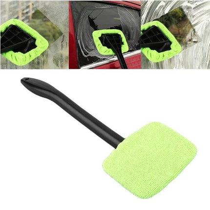 Windshield Wonder Cleaner for Car Windows and Windshields pivoting-head microfiber scrub tool for cleaning corners and edges