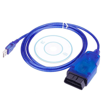 Essential Tool for Daily Vehicle Maintenance Checks OBDII scanner cable and software CD for checking fault codes