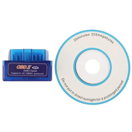 Handy Car Diagnostic Device for Routine Vehicle Checks - compact OBD2 reader with software CD for quick code reading and clearing