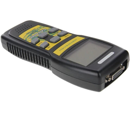 Car Diagnostic Scanner for Everyday Vehicle Checks U581 OBD2 handheld reader showing buttons and display for checking engine codes