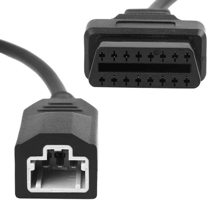 Adapter for Connecting OBD Tools in Honda Vehicles — 3-pin to 16-pin diagnostic adapter cable for older Honda models