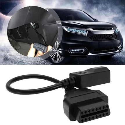 Adapter for Connecting OBD Tools in Honda Vehicles - 3-pin to 16-pin diagnostic adapter for older Honda models