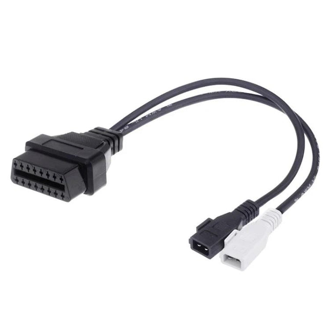 OBDII Cable for Everyday Audi Vehicle Maintenance - black diagnostic adapter cable for Audi OBDII scanner, simple home maintenance tool