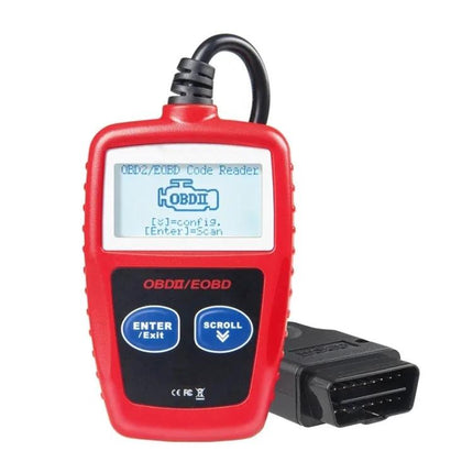 Practical Car Diagnostic Tool for Routine Vehicle Maintenance compact red OBD2 code reader for checking check engine light and scanning trouble codes
