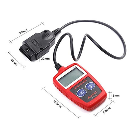 Practical Car Diagnostic Tool for Routine Vehicle Maintenance - compact red OBD2 scanner for check engine code checks and DIY car maintenance