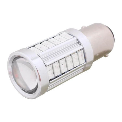 Red Car Brake Light Bulbs For Vehicles 2 Pack Easy To Install - 2-pack red LED replacement bulb shown