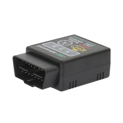 HH Diagnostic Device for Everyday Car Maintenance Checks black OBD-II wireless adapter angled view