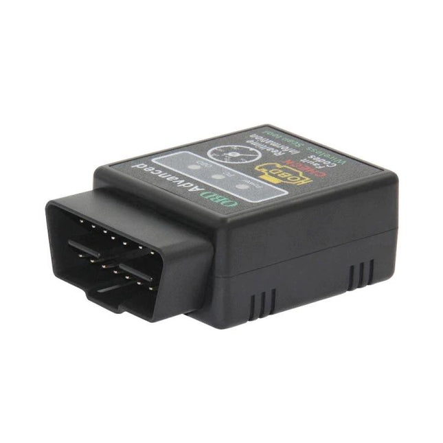HH Diagnostic Device for Everyday Car Maintenance Checks black OBD-II wireless adapter angled view